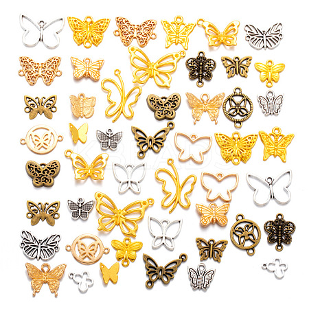 Alloy Pendants & Links Connector Charms Sets PW-WG0DFB9-10-1
