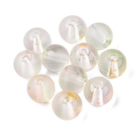 Frosted Baking Paint Glass Beads LS-DGLA-N005-8mm-02-1