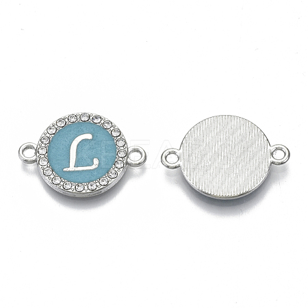 Alloy Enamel Links Connectors ENAM-TAC0003-01S-06L-1