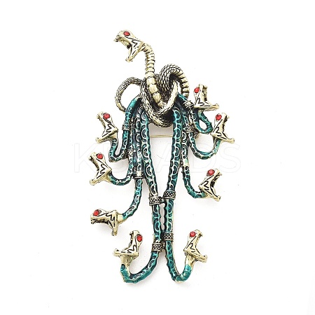 Hydra Enamel Pins JEWB-E041-07AB-04-1