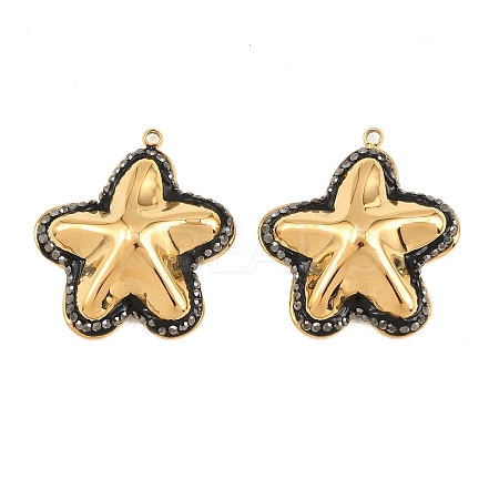 304 Stainless Steel Pendants STAS-P445-01D-G-1