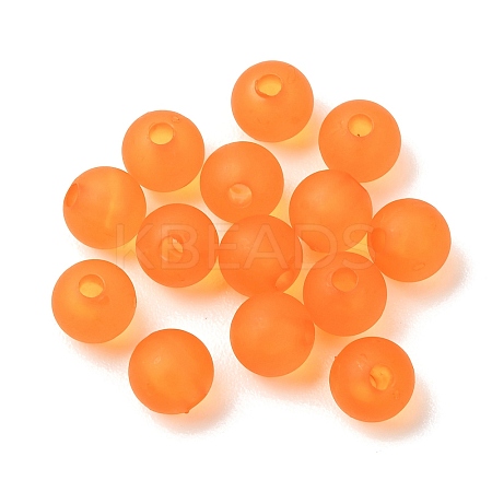 Round Transparent Acrylic Beads PL582-7-1