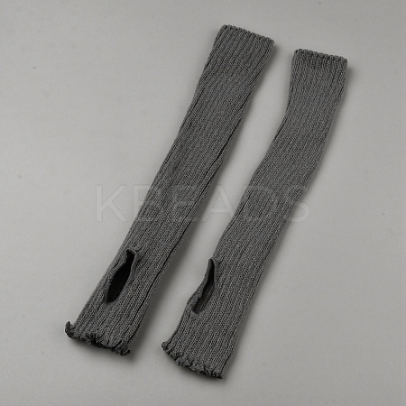 Acrylic Fiber Yarn Leg Warmers Socks AJEW-WH20064-45B-1