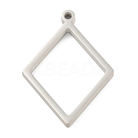 Non-Tarnish 304 Stainless Steel Laser Cut Pendants STAS-U009-03B-P-1