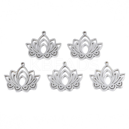 Non-Tarnish 201 Stainless Steel Pendants STAS-N098-053P-1