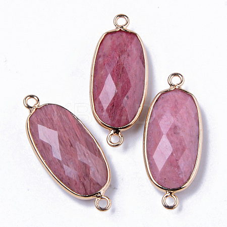 Natural Rhodochrosite Links Connectors G-R472-03G-1