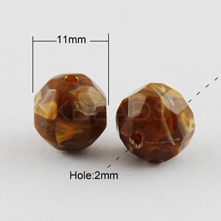 Acrylic Beads SACR-S001-11mm-03-1