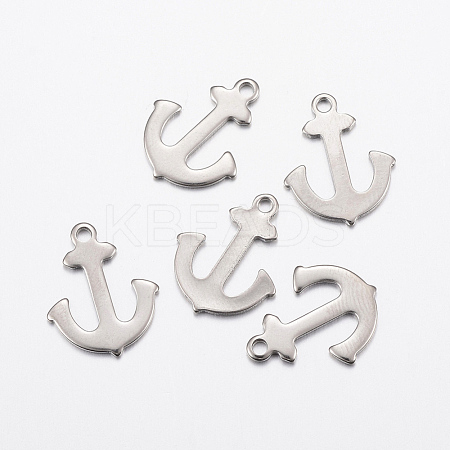 Tarnish Resistant 304 Stainless Steel Pendants STAS-L200-35P-1