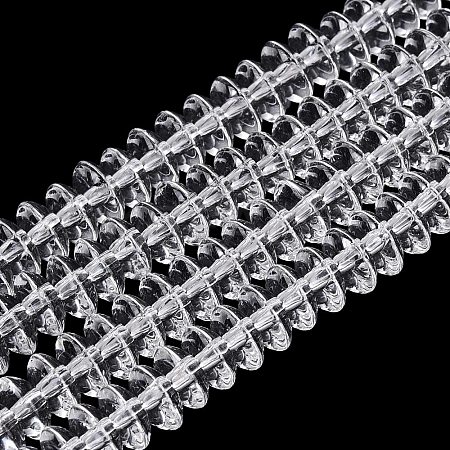 Transparent Glass Beads Strands GLAA-Q113-02A-A01-1