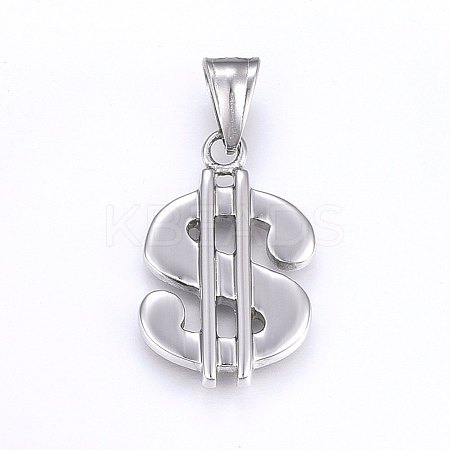 Tarnish Resistant 304 Stainless Steel Pendants STAS-H463-02P-1