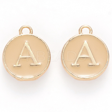 Golden Plated Alloy Enamel Charms LS-X-ENAM-S118-06A-1