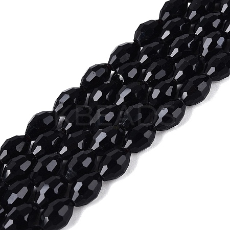 Opaque Solid Color Glass Beads Strands GLAA-N071-01A-C12-1