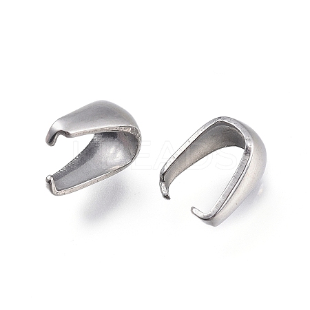 Non-Tarnish 201 Stainless Steel Snap on Bails LS-X-STAS-L232-088P-1