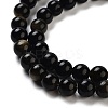 Natural Golden Sheen Obsidian Beads Strands X-G-C068-6mm-9-2