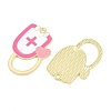 Medical Theme Alloy Enamel Pendants AL-CBA2919-03G-07B-2