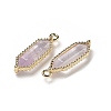 Natural Amethyst Faceted Double Terminal Pointed Pendants G-G181-05G-02-2