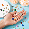  30Pcs 15Colors Acrylic Charms MACR-TA0001-33-13