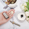 Stainless Steel Screw Thickened Alcohol Lamp Burners AJEW-WH0518-21P-3
