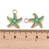 Alloy Enamel Pendants PALLOY-XCP0002-13-3