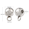 Tarnish Resistant 304 Stainless Steel Tube Bails STAS-F143-20P-3