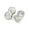 Non-Tarnish Peanut 304 Stainless Steel Ear Studs EJEW-L290-032P-2