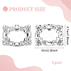 1 Pair Alloy & Rhinestone Shoe Decorations FIND-AN0001-11A-2