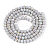 Electroplate Opaque Solid Color Glass Beads Strands LS-EGLA-A034-P3mm-L23-2