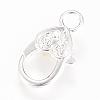 Alloy Lobster Claw Clasps KK-S304-02-1