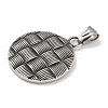 304 Stainless Steel Pendants STAS-Z097-10AS-2