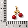 304 Stainless Steel Enamel Pendants STAS-Z158-02G-01-3