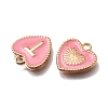 Alloy Enamel Pendants ENAM-K075-02G-04-2