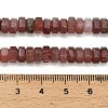Natural Strawberry Quartz Beads Strands G-G317-A09-3x6mm-5
