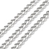 Tarnish Resistant 304 Stainless Steel Chain CHS-G027-02P-01-1