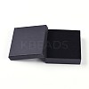 Kraft Cotton Filled Cardboard Paper Jewelry Set Boxes CBOX-G015-05-2