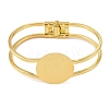 Brass Bangle Making BJEW-K156-01G-2