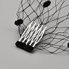Nylon Fascinator Mesh Face Veil OHAR-WH0034-09B-01-3