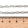 2.5MM 304 Stainless Steel Paperclip Chain Necklaces for Women Men NJEW-A054-03P-5