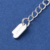 Brass Lobster Clasps & Ends with Chain KK-F880-35S-2