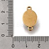 304 Stainless Steel Pave Natural Tiger Eye Connector Charms STAS-F318-17G-3