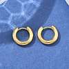 Ion Plating(IP) 304 Stainless Steel Hoop Earrings X-EJEW-F111-14mm-G-4