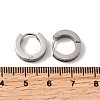 304 Stainless Steel Hoop Earrings EJEW-L302-03D-P-6