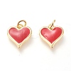 Real 18K Gold Plated Brass Charms KK-L006-019C-1