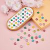 Glitter Glass Cabochons GLAA-FH0001-01A-7