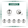 304 Stainless Steel Beads STAS-UN0016-38P-3