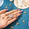 16Pcs 8 Style Brass Micro Pave Cubic Zirconia Charms KK-TA0002-16-7
