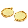 Zinc Alloy Pendant Cabochon Settings X-FIND-NH0001-13B-G-2