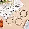 5Pcs 5 Style Nylon Thread Woven Braided Bracelets Set BJEW-SW00052-2