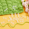 60Pcs 3 Shapes Acrylic Knitted Hat Making Fastener Tool FIND-GA0004-04-4