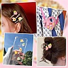 55Pcs 11 Styles Opaque Resin Decoden Flower &  Fruit Cabochons RESI-CJ0004-10-7