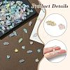 200Pcs 10 Colors Crown Resin Cabochons MRMJ-CJ0001-22-3